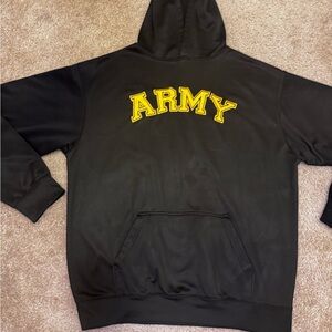 Rothco Black Hoodie with Yellow ARMY Lettering
